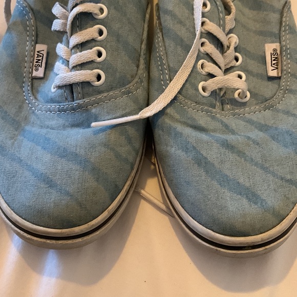 Denim tiger print Vans sneakers size 8 - Picture 2 of 6